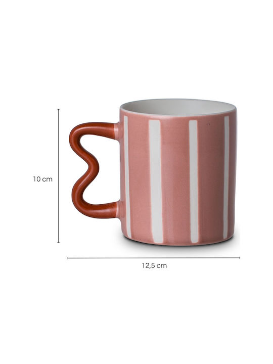 Estia Becher Keramik Rosa 450ml