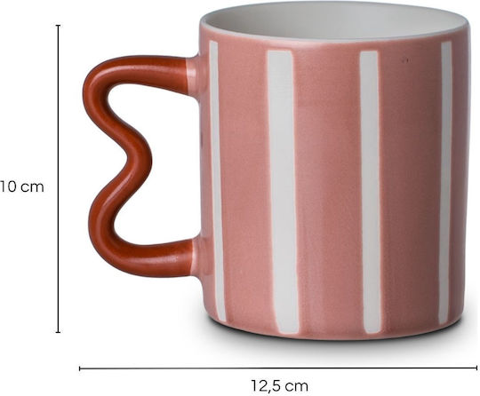 Estia Cană Ceramică Roz 450ml