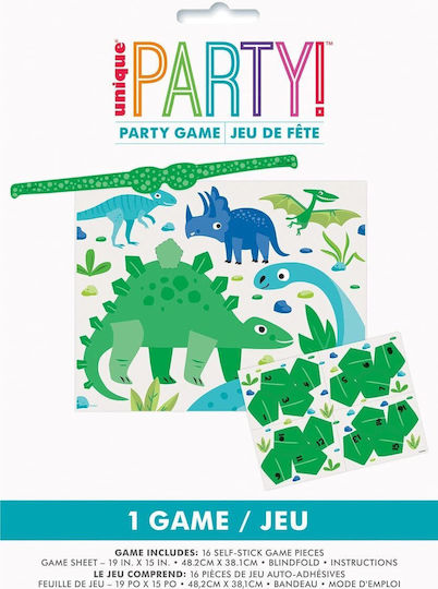 Dino Birthday Game Dino 16-piece Headband Set