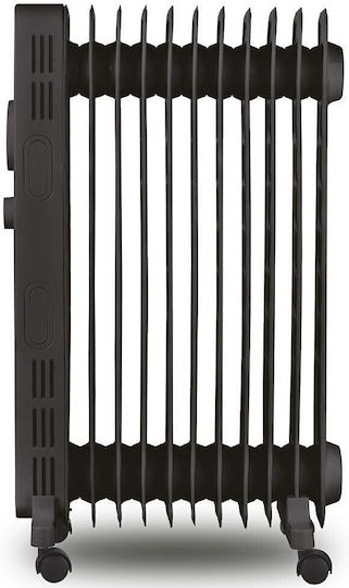 Kumtel Black Καλοριφέρ Λαδιού με 13 Φέτες 2500W