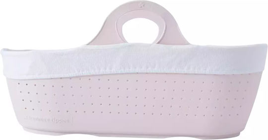 Tommee Tippee Plastic Moses Basket Sleepee with Stand Pink