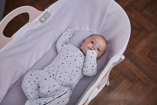 Tommee Tippee Plastic Moses Basket Sleepee with Stand Pink