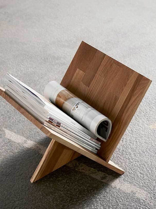 Muubs PU Magazine Rack Beige 36x41x34.5cm
