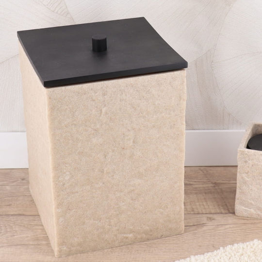 Tendance Bamboo Bathroom Bin 8l Grey