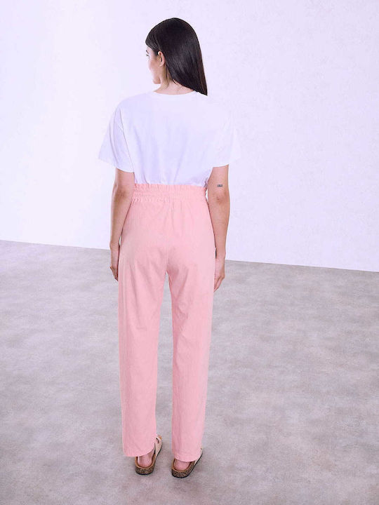 Celestino Damenhose Hochbund Taschen Dunkles Rosa Celestino Damenhose Hochbund Taschen Dunkles Rosa