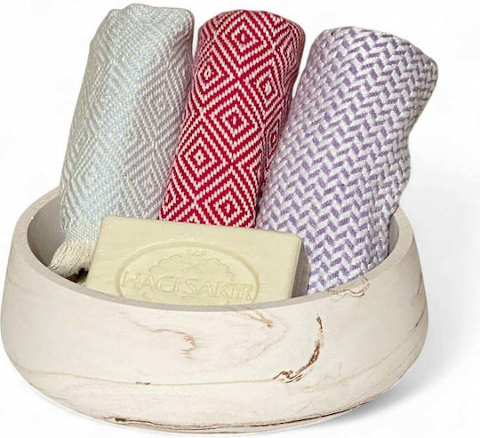 SteweHome Badematten Set STE-034829-P34829 Beige 10x10cm 5 Stück