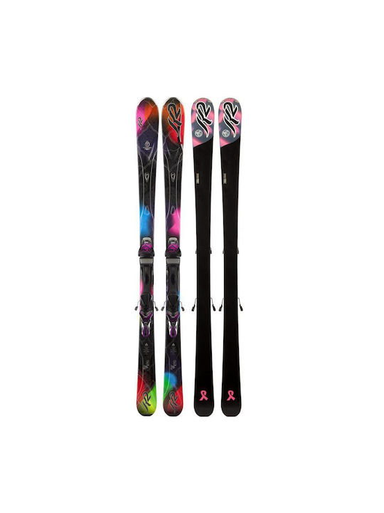 K2 Ski Schuhe in Schwarz Farbe mit Bindungen
