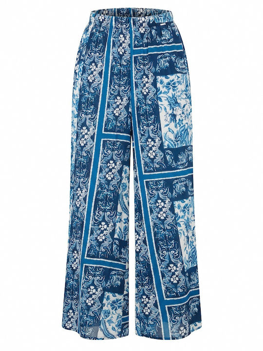 Pantaloni Largi Dama Floral
