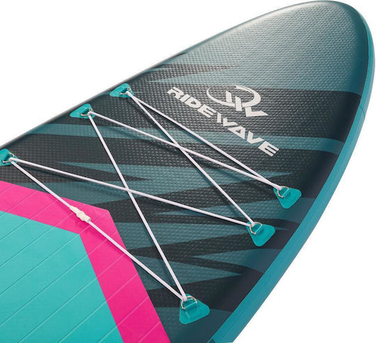 Ridewave AeroFlow 10.6' Inflatable SUP Board with Length 3.2m Blue