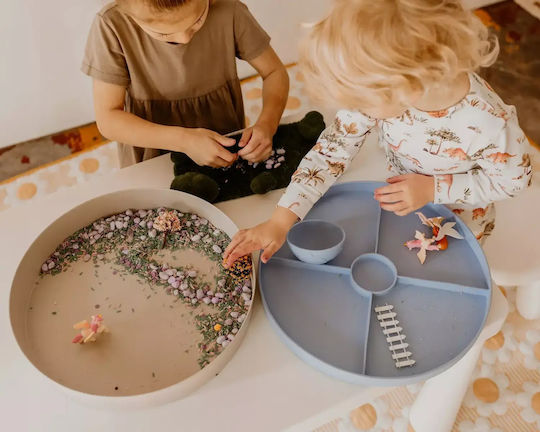 Jellystone Play Tray Soft Blue 2-in-1 Sensory Tray Blue Container