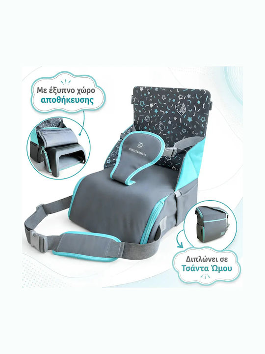 Κάθισμα Φαγητού Καρέκλας Marcus & Marcus On Go Booster Seat Πτυσσόμενο Τσάντα Ώμου