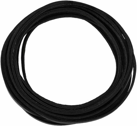vidaXL Leder Schnürsenkel Schwarz
