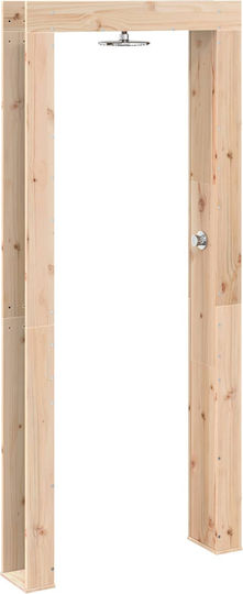vidaXL Ντουζιέρα Πισίνας 99x23x226εκ. Καφέ