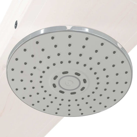 vidaXL Ντουζιέρα Πισίνας 76x210εκ. Λευκή
