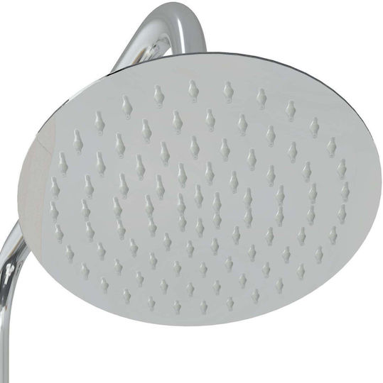 vidaXL Pool Shower 19x246 cm White