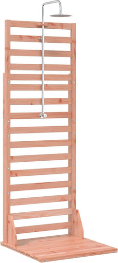 vidaXL Pool Shower 76x225 cm Brown