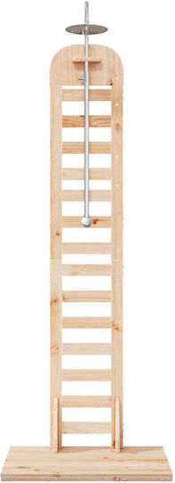 vidaXL Pool Shower 76x223 cm Brown