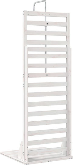 vidaXL Ντουζιέρα Πισίνας 76x225εκ. Λευκή