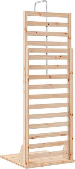 vidaXL Pool Shower 76x225 cm Brown