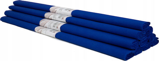 Crepe Papier Blumen Dekoratives Marineblau 50x200cm