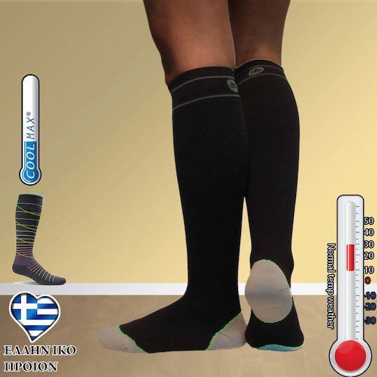 Dimi Socks Κάλτσες Διαβαθμισμένης Συμπίεσης Κλάση 1 Μαύρες