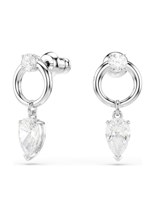 Swarovski Vergoldete Ohrringe mit Steinen