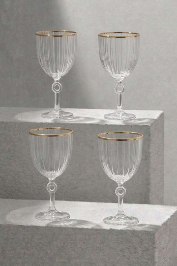 SteweHome Set Brillen für Weißwein aus Glas 270ml 4 Stück