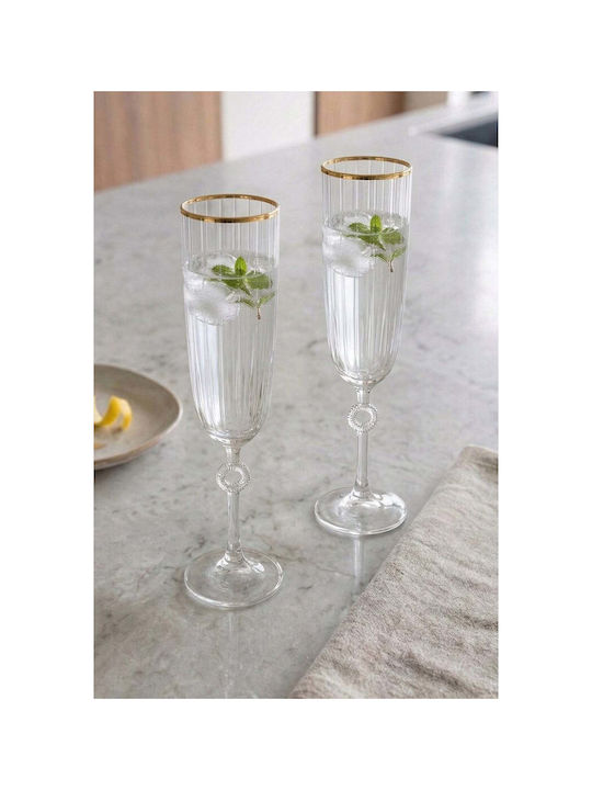 SteweHome Σετ Ποτήρια Καφέ/Freddo από Γυαλί 150ml 8τμχ