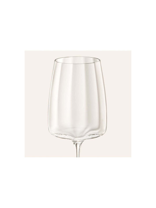 SteweHome Glass for White and Red Wine in Red Colour