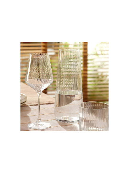 SteweHome SteweHome Glas Wein- und Rotweinglas in Roter Farbe 490ml
