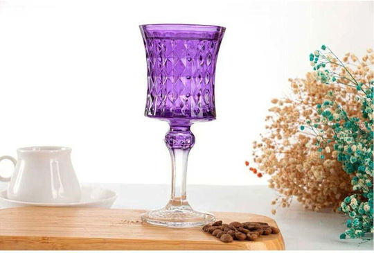 SteweHome SteweHome Wasserbrillen aus Kristall in Braun Kelch 140ml 6 Stück
