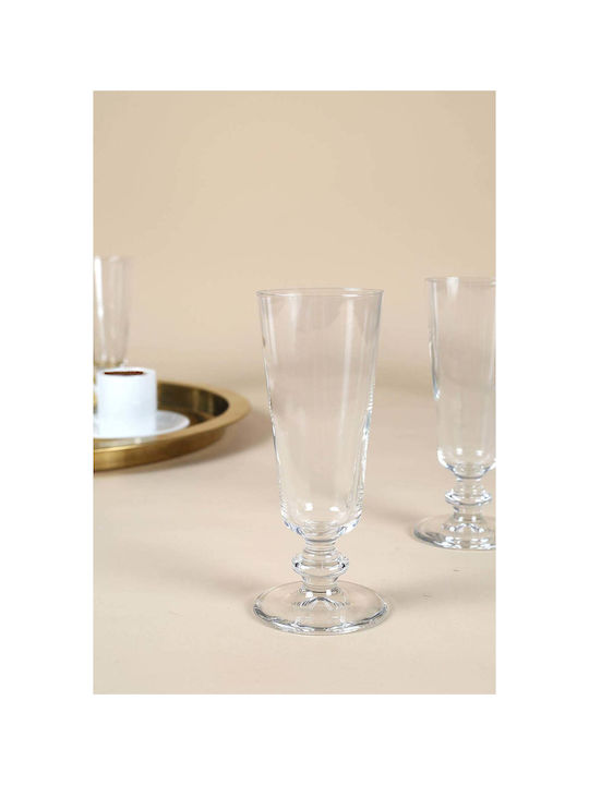 SteweHome Σετ Ποτήρια Καφέ/Freddo από Γυαλί 180ml 4τμχ
