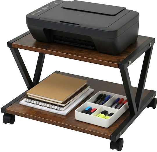 Relaxdays Printer Shelf 2 Levels 28x44x28cm 30kg Capacity Various Colors