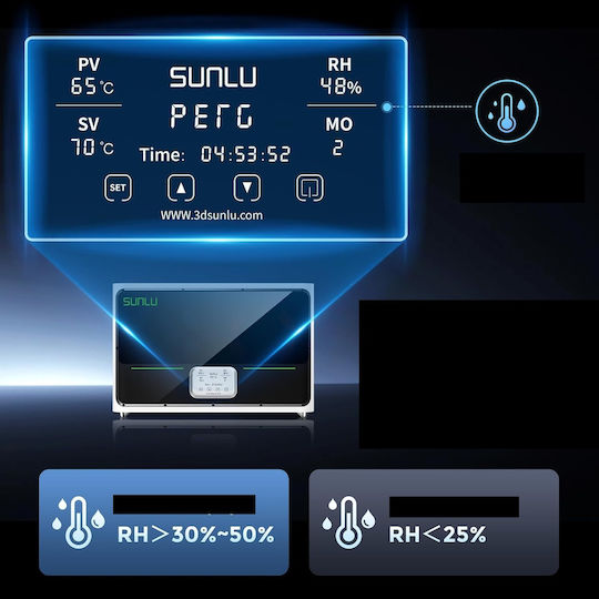 Cutie De Uscare A Filamentului Sunlu S4 4 Bobine Control Automat Al Umidității