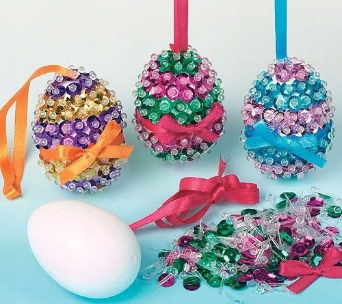 Eggs Styrofoam Easter 6cm 12pcs