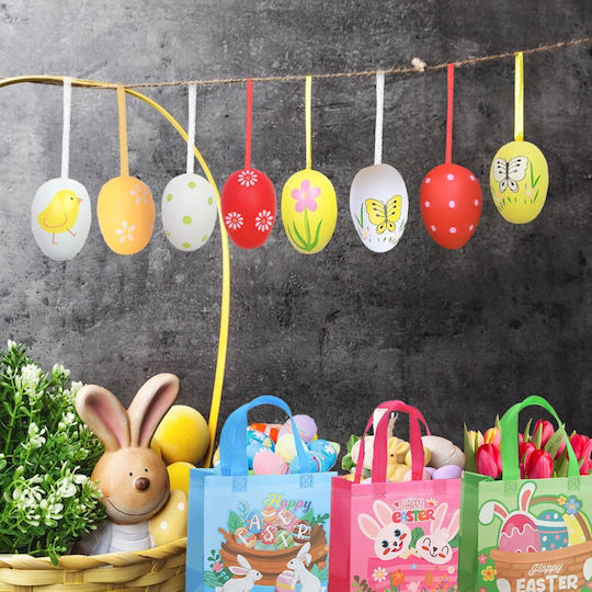Easter Eggs Hanging Decorations Ribbon 20pcs