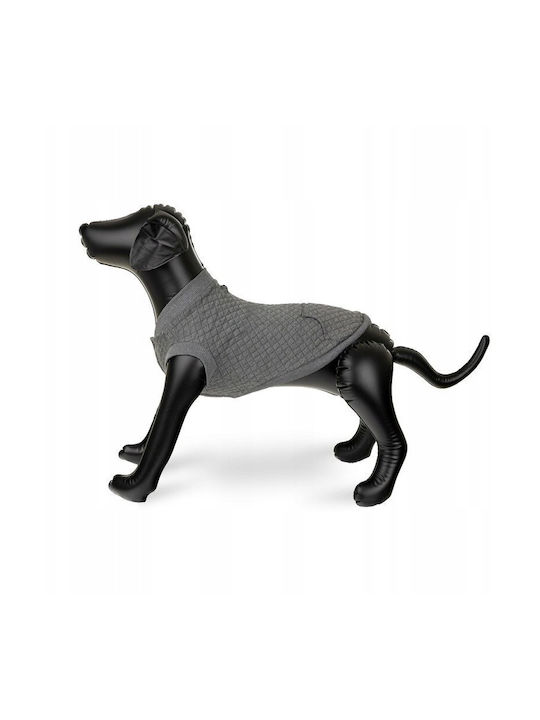 Sweatshirt Dog Gray Quilted Size S 35