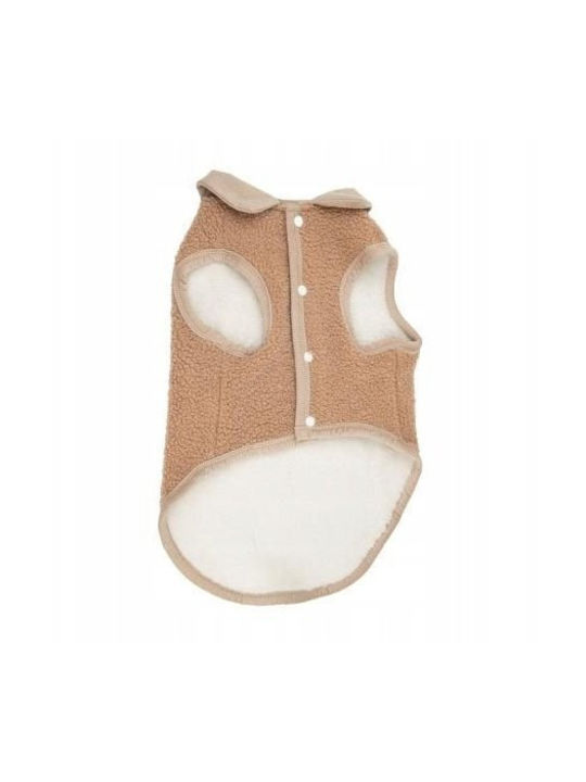 Dog Outfit Beige Insulated Size M 40