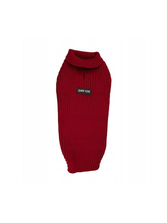 Sweater Dog Red Size L 45