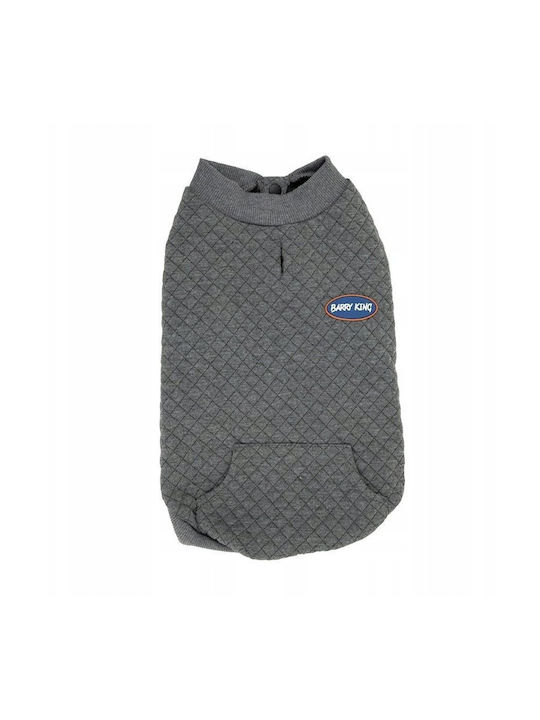 Sweatshirt Dog Gray Quilted Size M 40