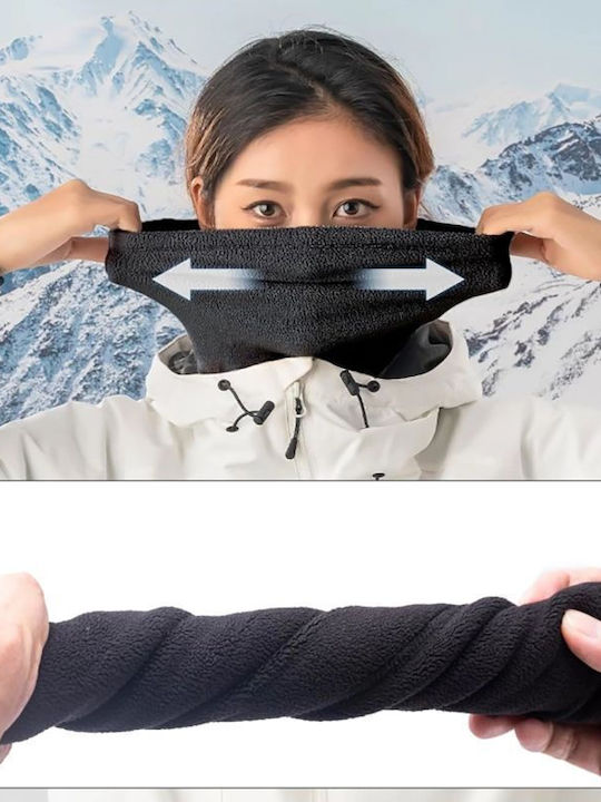 Qunature Oli Fleece Sportliches Halsband Schwarz