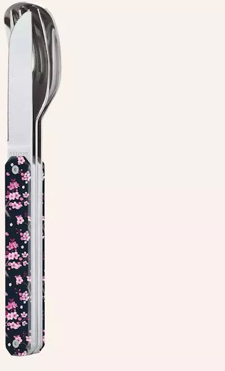 Akinod Camping Cutlery Cherry Blossoms 12:34 A01m00087 3 Pieces