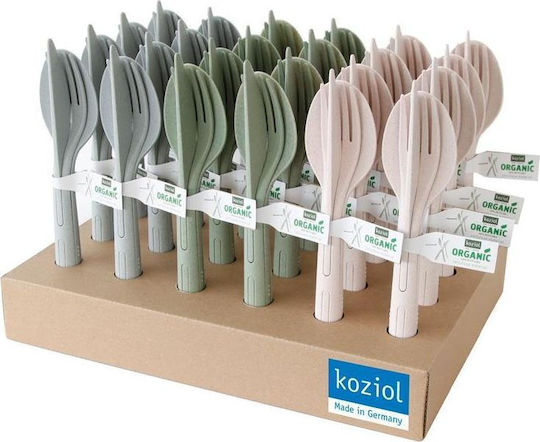 Koziol 3-piece Cutlery Set Klikk White 4003525