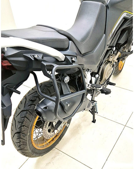 Βασεις Πλαϊνων Σακων Side Pannier Rack Qj Svt650 Svt650x '22-'26 110.2956 Cosmo Accessories