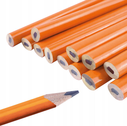 Vergionic Carpenter Bleistift 18cm Konstruktionszeichnung Set 12 Stück Holz