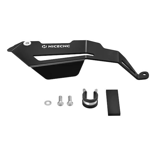 Protecție Exhaust Flap Control Nicecnc Bmw R1250gs Adventure & R1200gs Negru