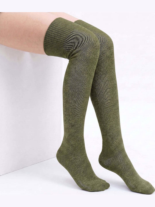 Dimi Socks Γυναικείες Κάλτσες Χακι Dimi Socks Γυναικείες Κάλτσες Χακι
