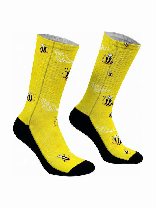 #doyoudaresocks Κάλτσες Bee My Valentine #doyoudaresocks Κάλτσες Bee My Valentine