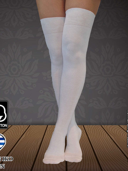 Dimi Socks Γυναικείες Κάλτσες Λευκες