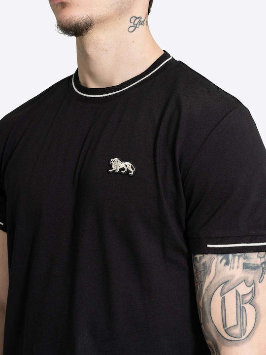Cuffley Athletic T-shirt Black/Ecru